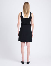Robe Luna effet tweed - Black
