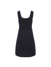 Robe Luna effet tweed - Black