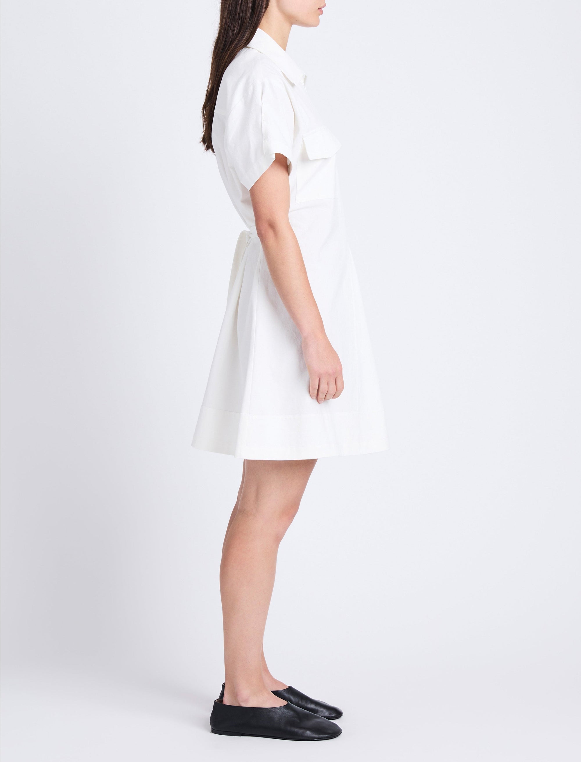Robe Carmin en coton - Off White