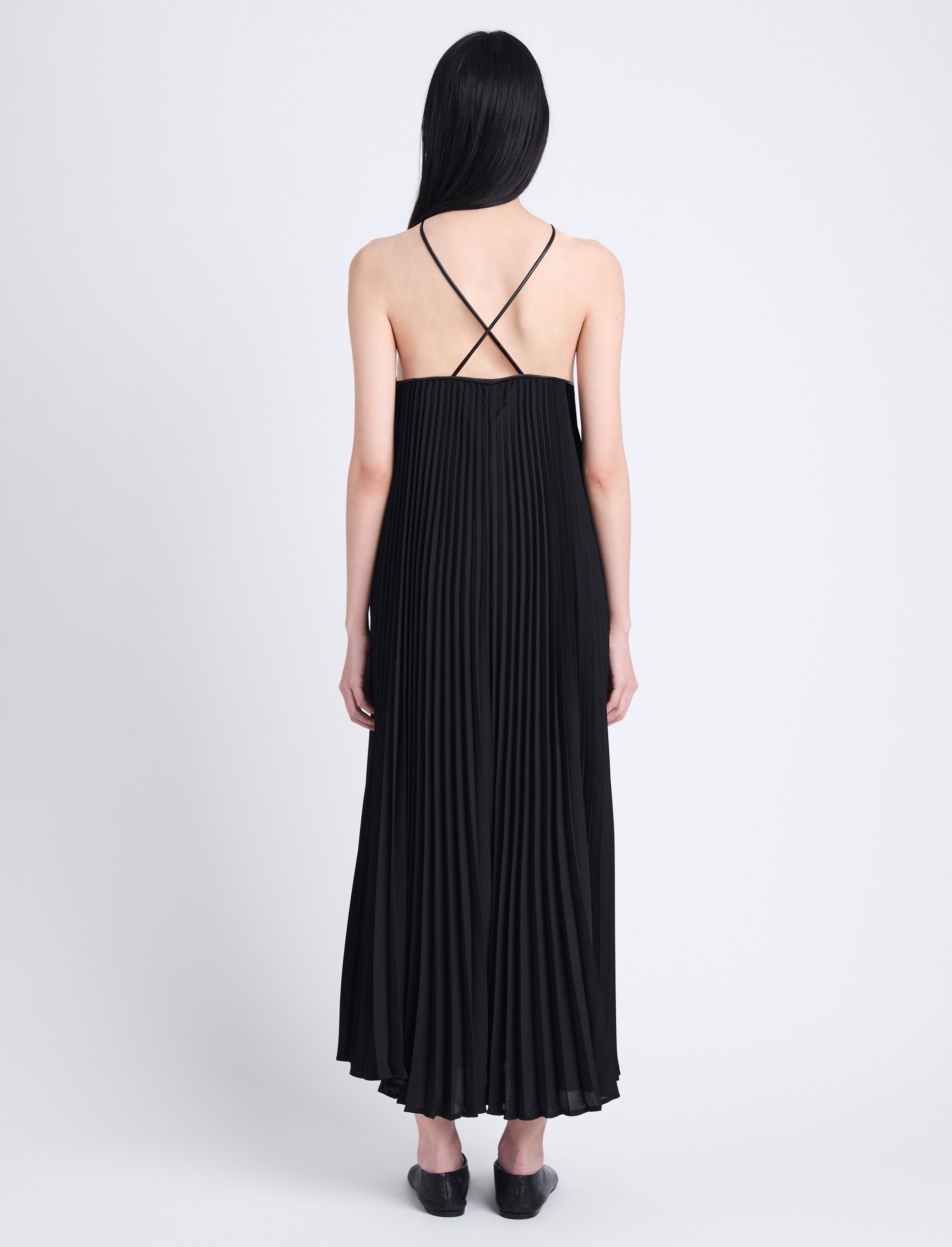 Robe Celeste en crêpe - Black