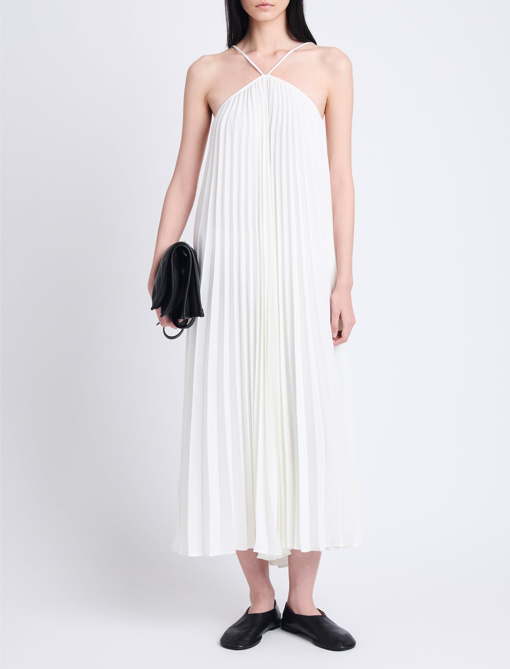 Robe Celeste en crêpe - Off White