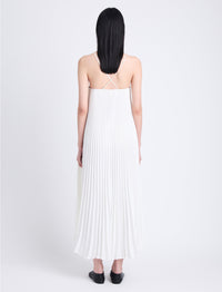 Robe Celeste en crêpe - Off White