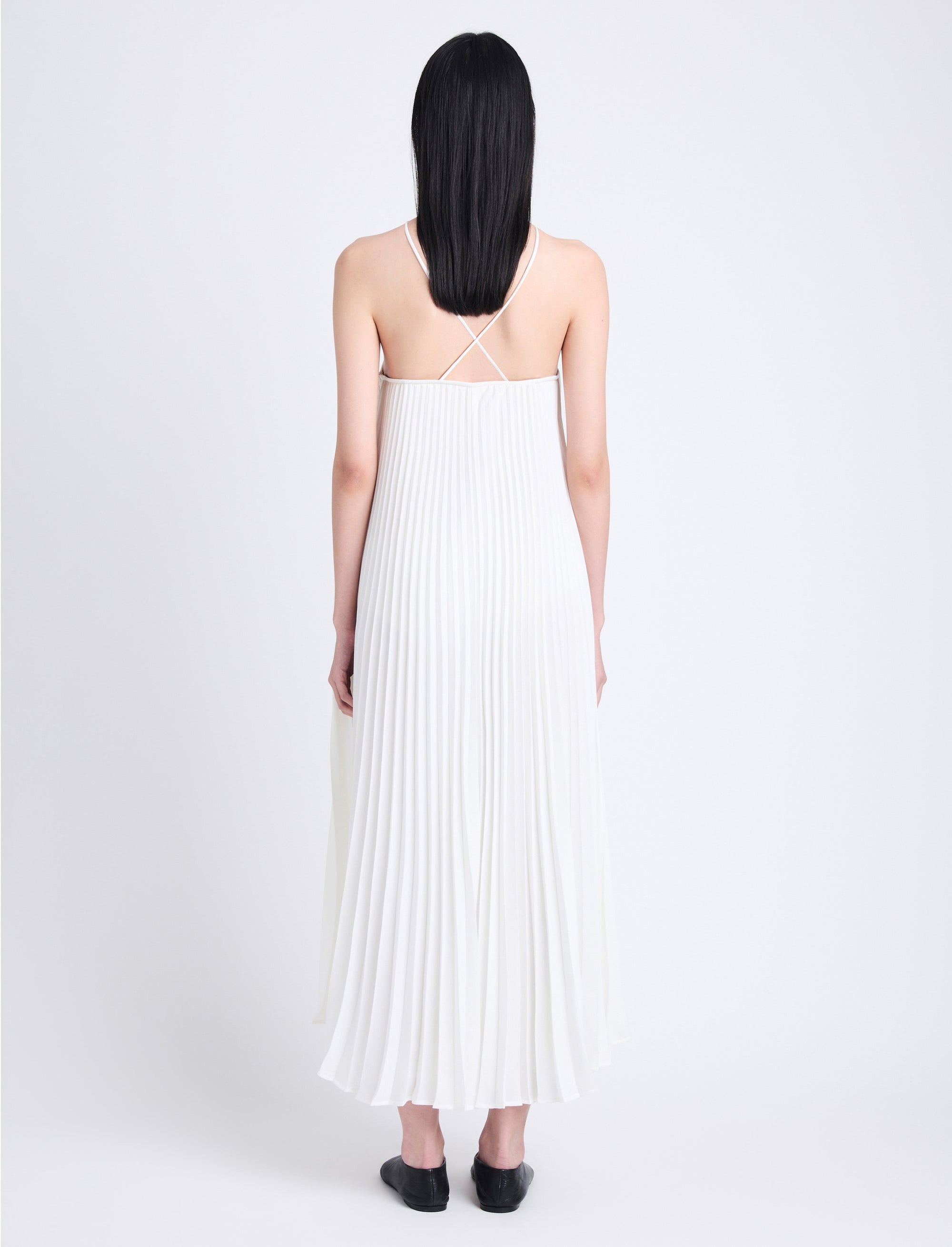 Robe Celeste en crêpe - Off White