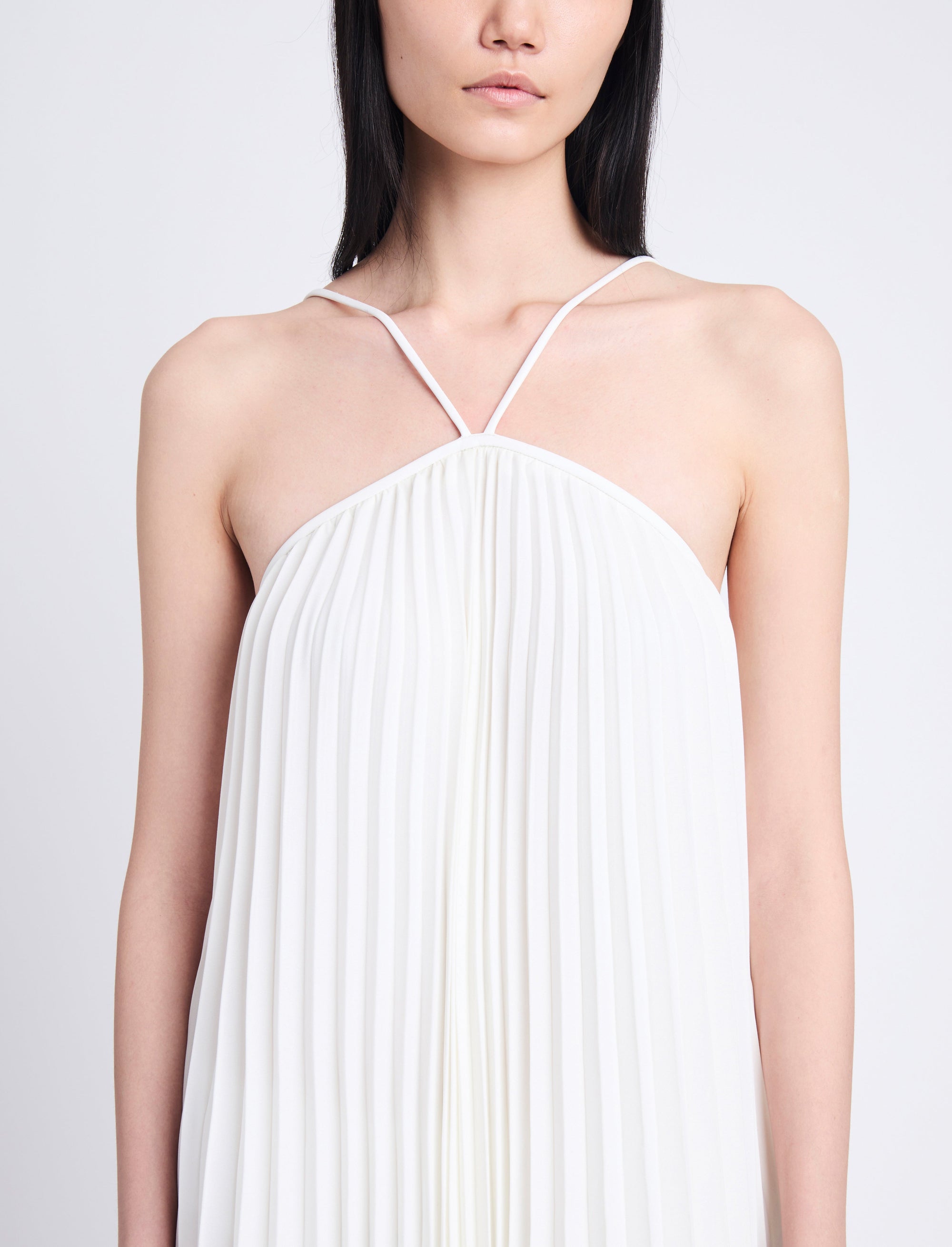 Robe Celeste en crêpe - Off White