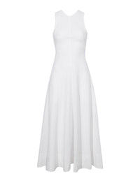 Robe Juno avec broderie anglaise - Off White