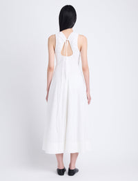 Robe Juno avec broderie anglaise - Off White