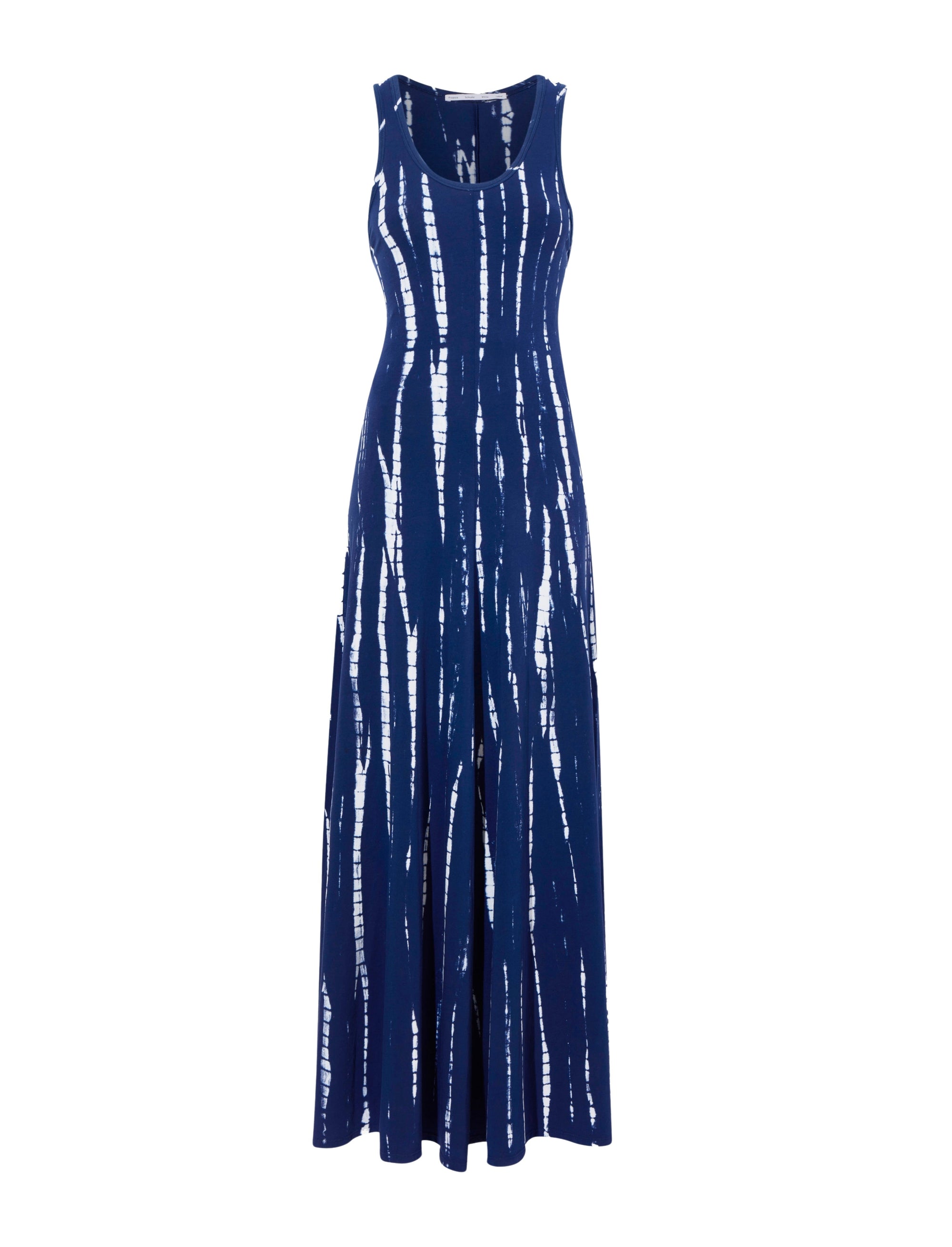Robe Davi en jersey rayé - Navy & White
