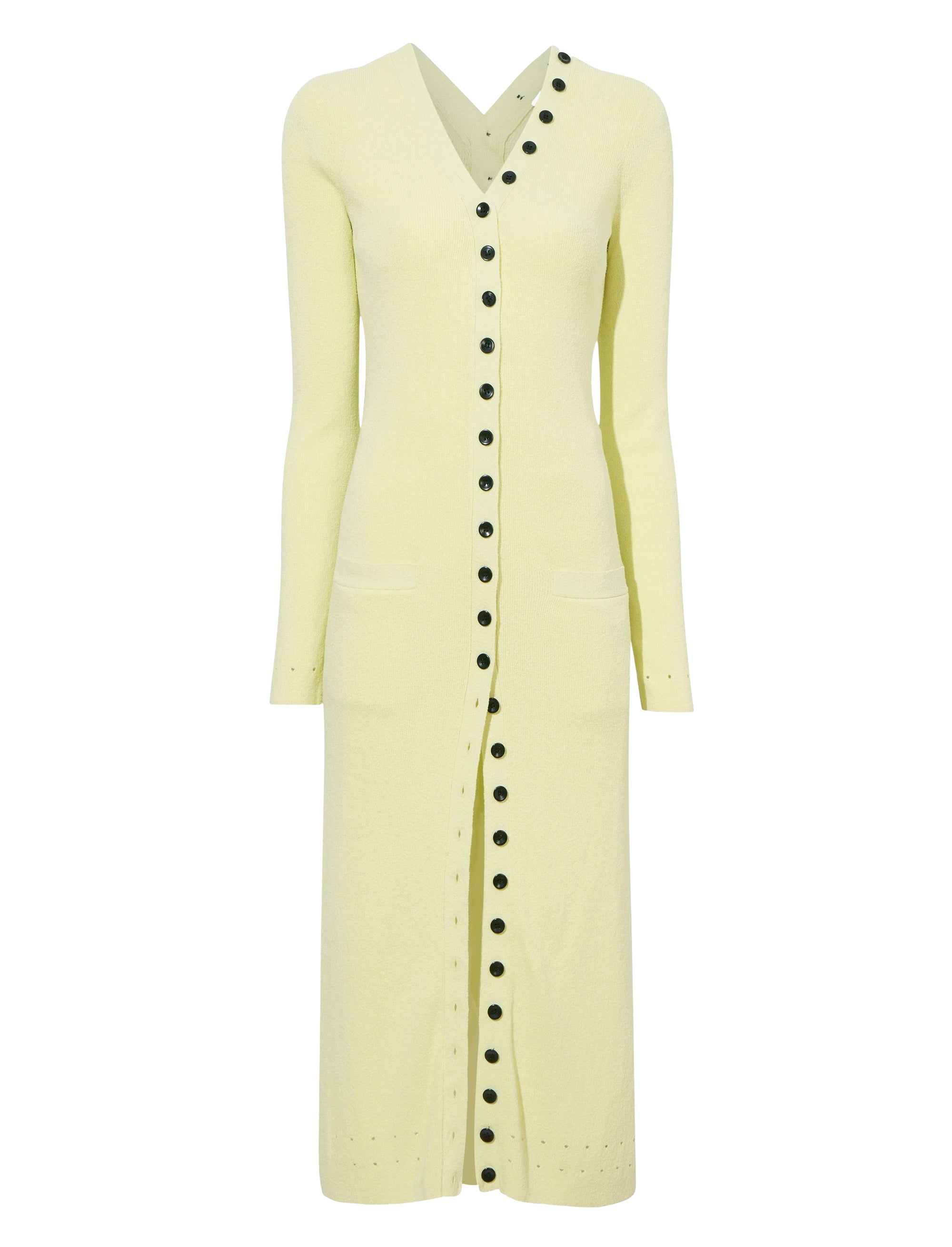 Cardigan long Cameron boutonné - Citrine
