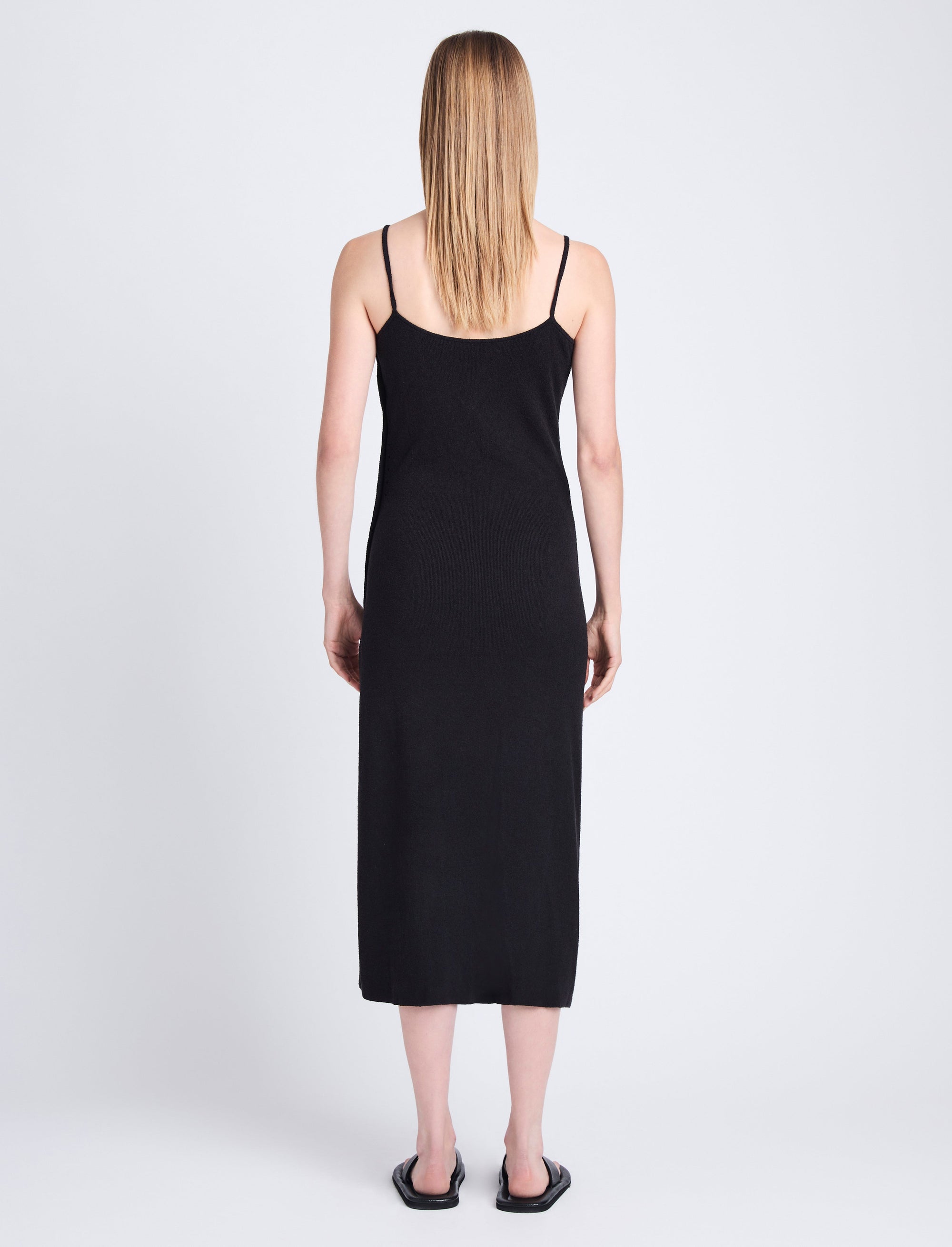 Robe midi Astrid fendue - Black