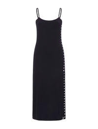Robe midi Astrid fendue - Black