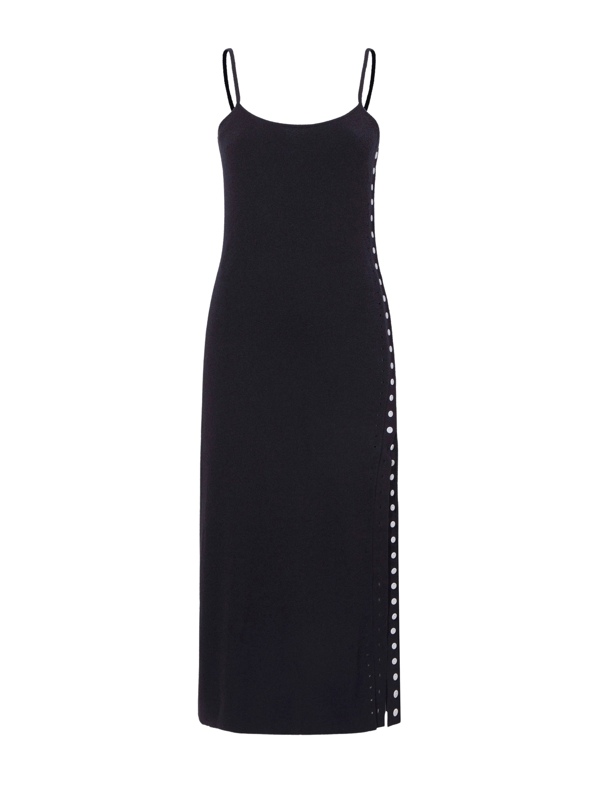 Robe midi Astrid fendue - Black
