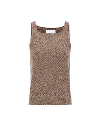 Débardeur Drew en maille - Camel & Black