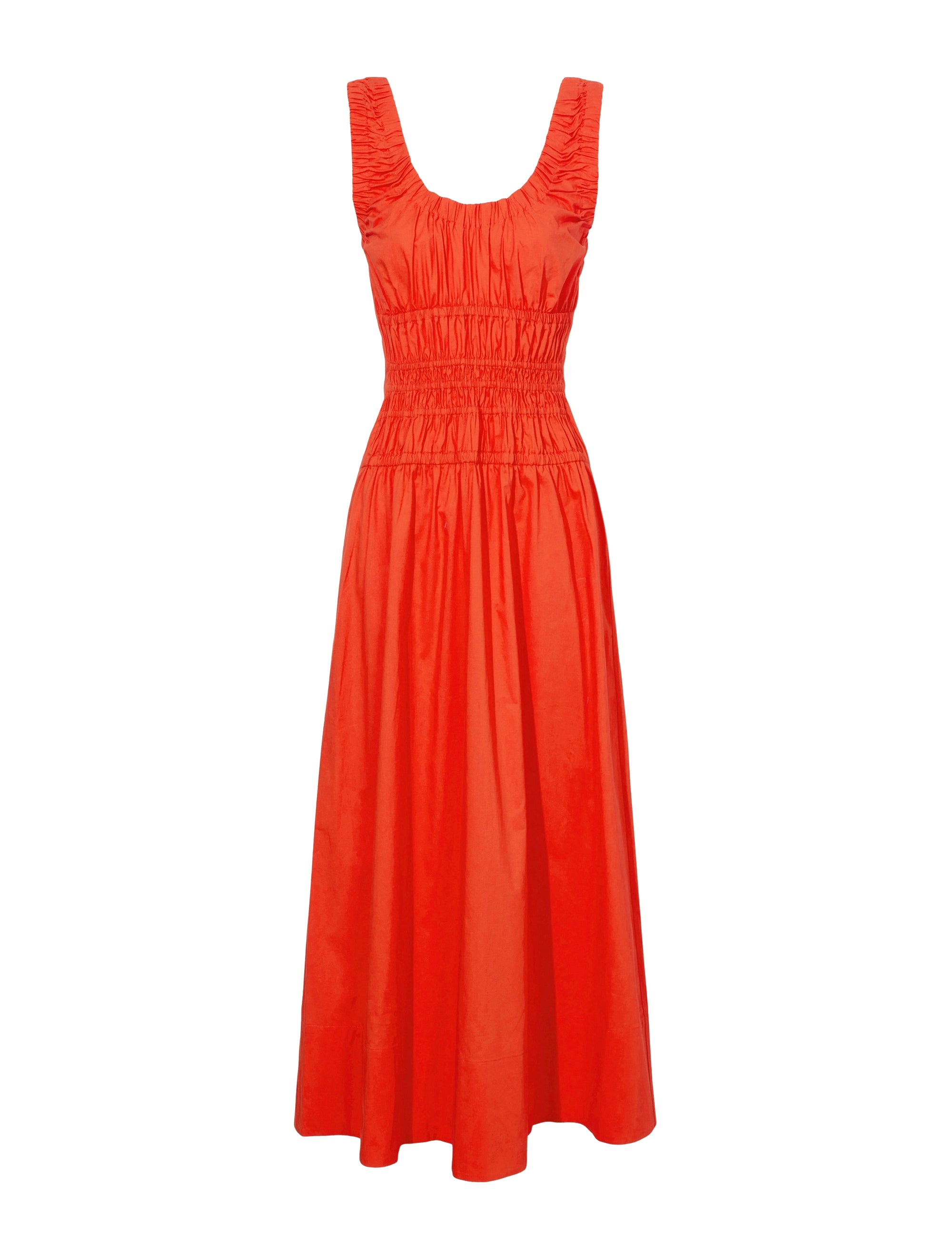 Robe Penny à fronces en popeline - Poppy