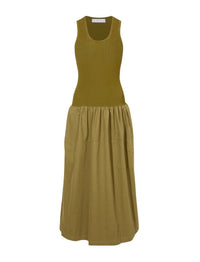 Robe Malia évasée - Olive