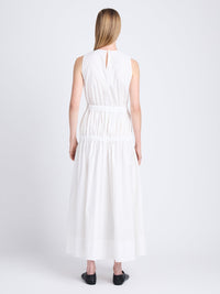 Libby Gathered Dress - Off White
