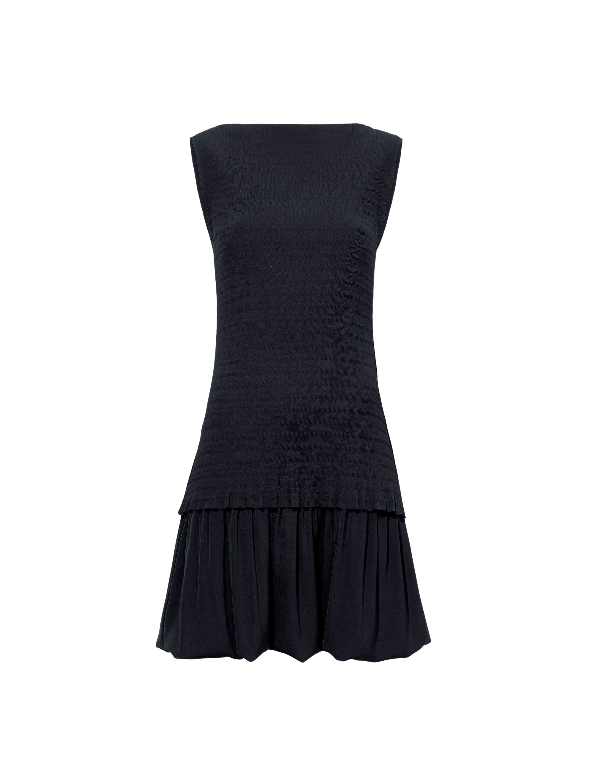 Robe courte Martine évasée - Black