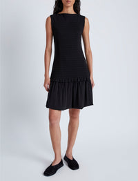 Robe courte Martine évasée - Black