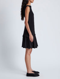 Martine flared short dress - Off White