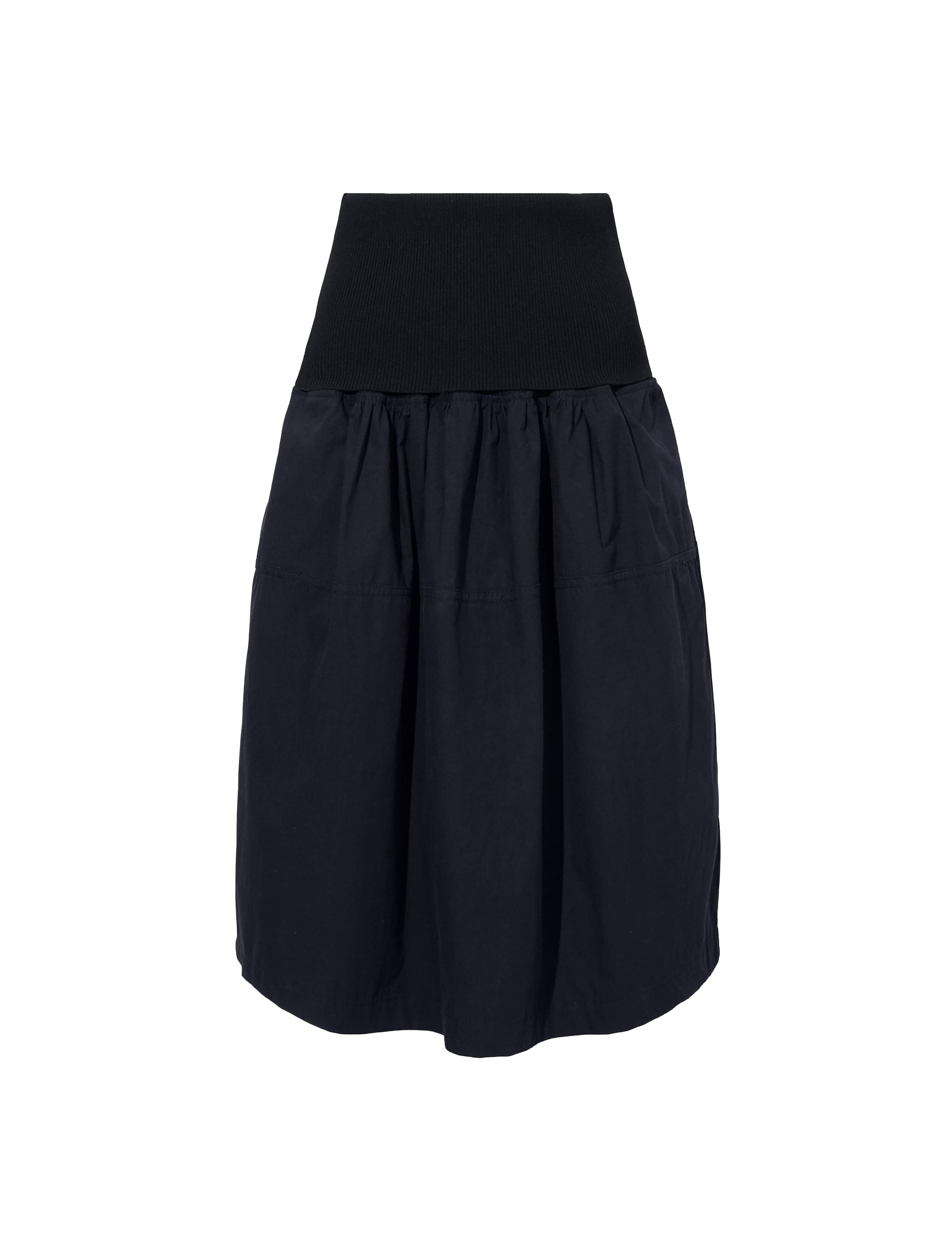 Jupe Armina en popeline - Black