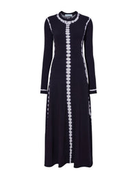 Robe Kieran en tie dye - Black & White