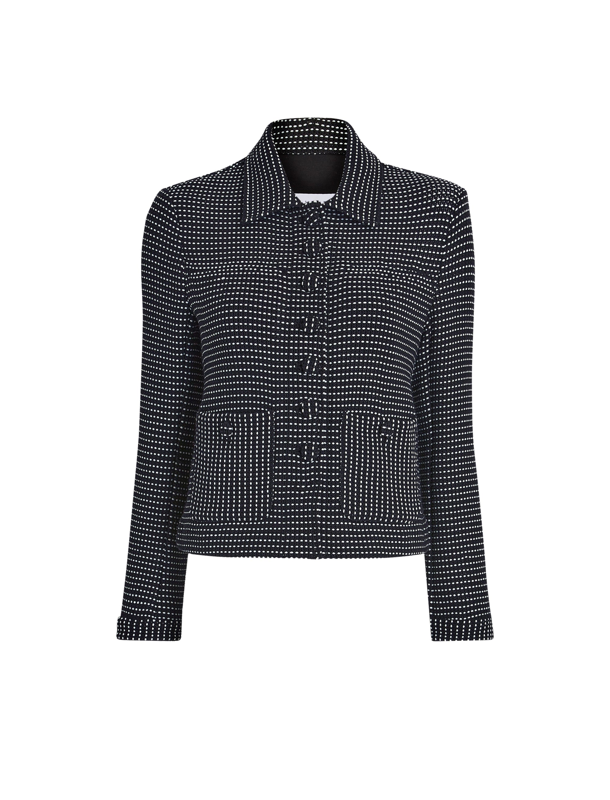 Veste Osler à poches en tweed - Black