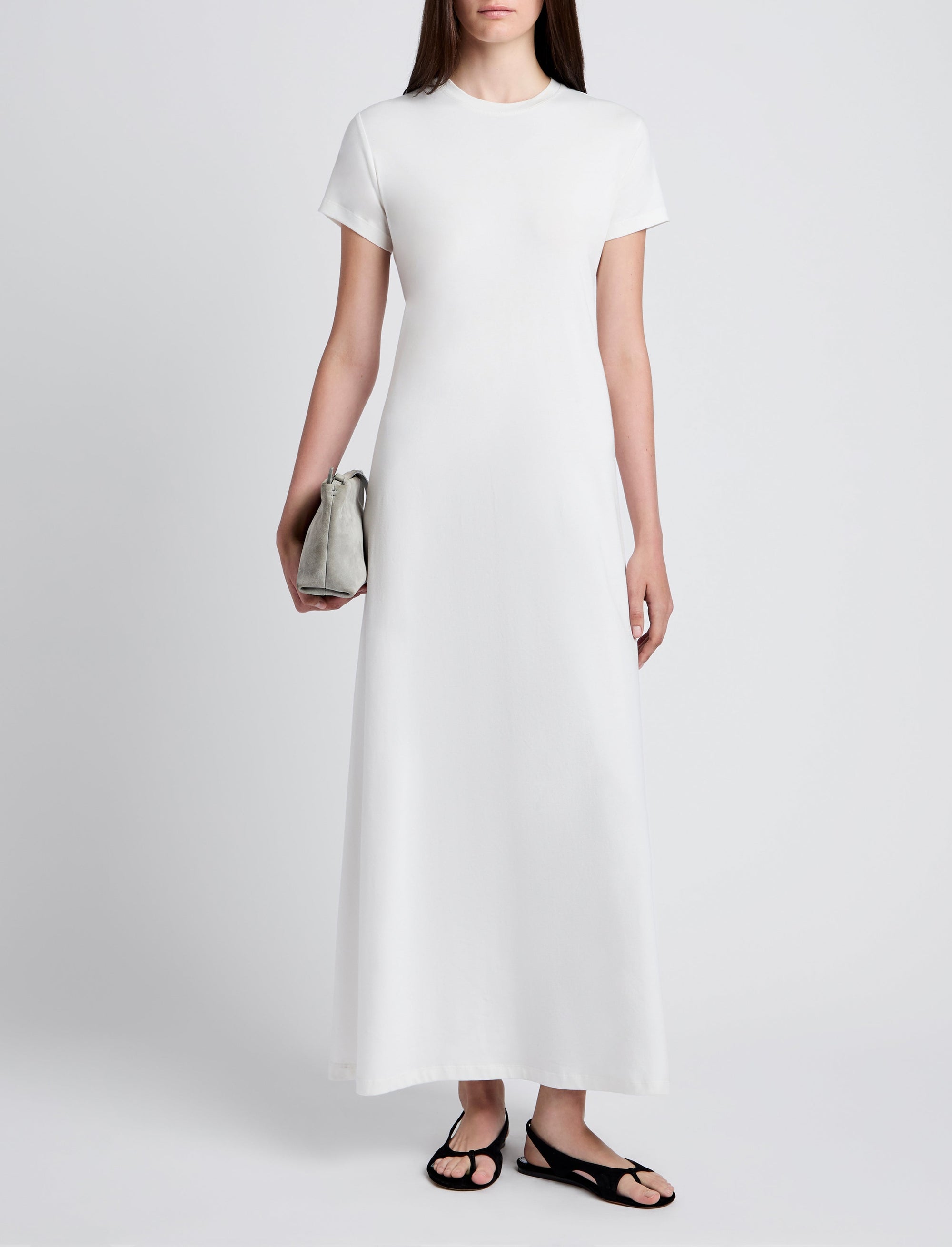 Robe Noelle en jersey - Off White