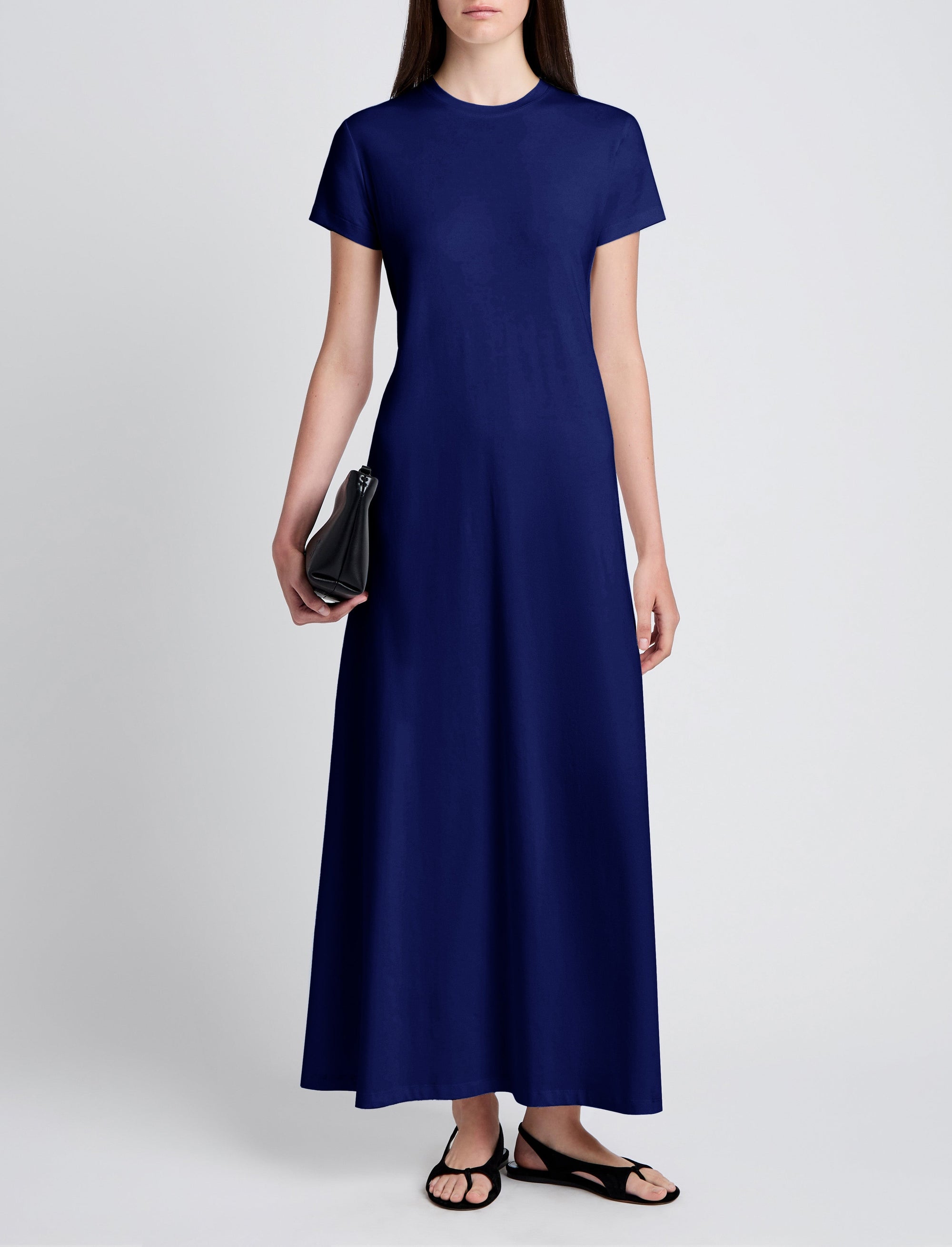 Robe Noelle en jersey - Dark Ink
