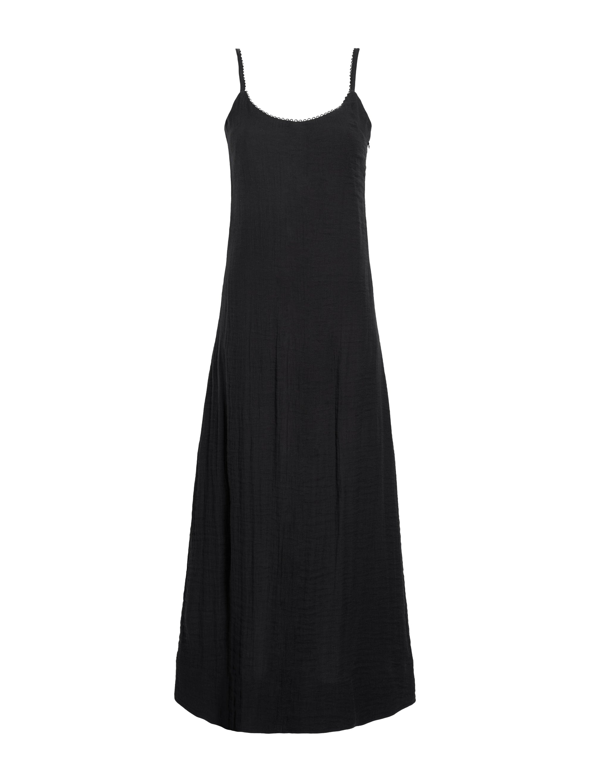 Robe Evelyn à bretteles fines - Black