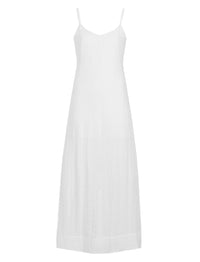 Robe Evelyn à bretteles fines - White