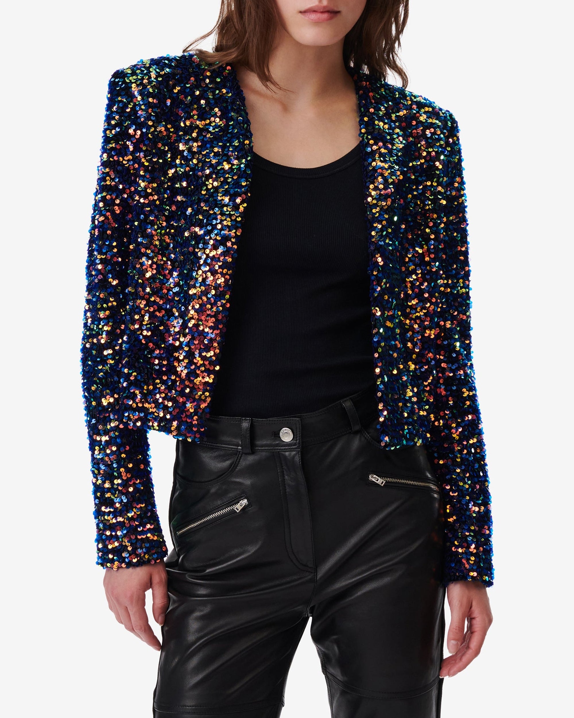 Daphne Jacket - Shiny Blue