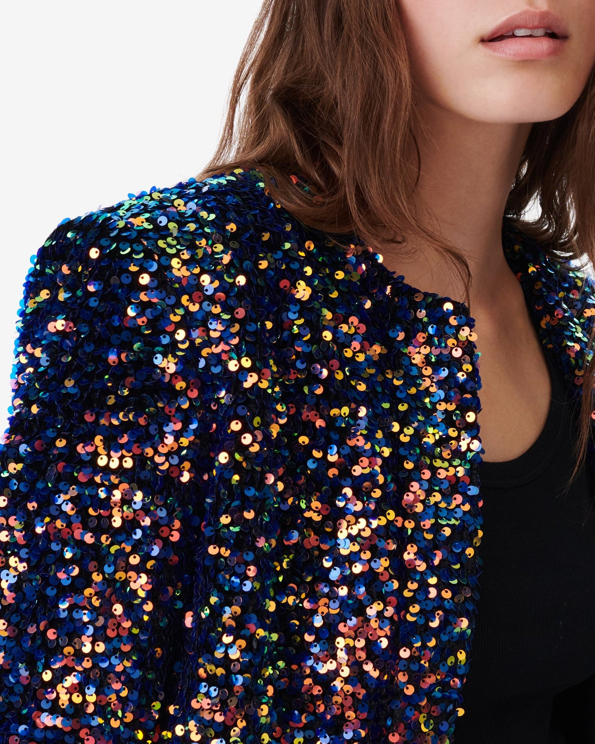 Daphne Jacket - Shiny Blue