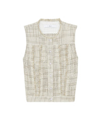 Dilea jacket in linen - Mixed Beige