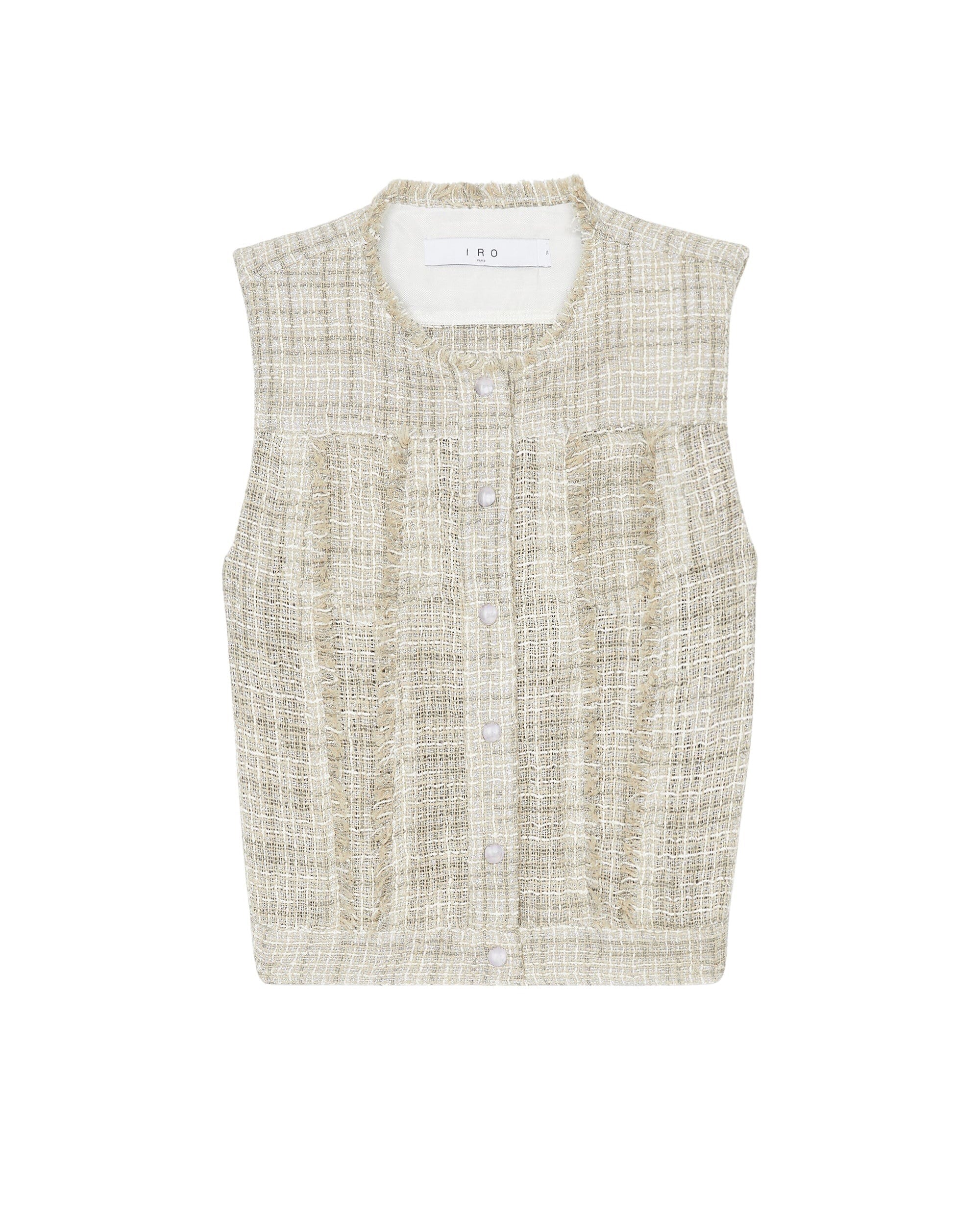 Dilea jacket in linen - Mixed Beige