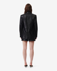 Doumi leather jacket - Black
