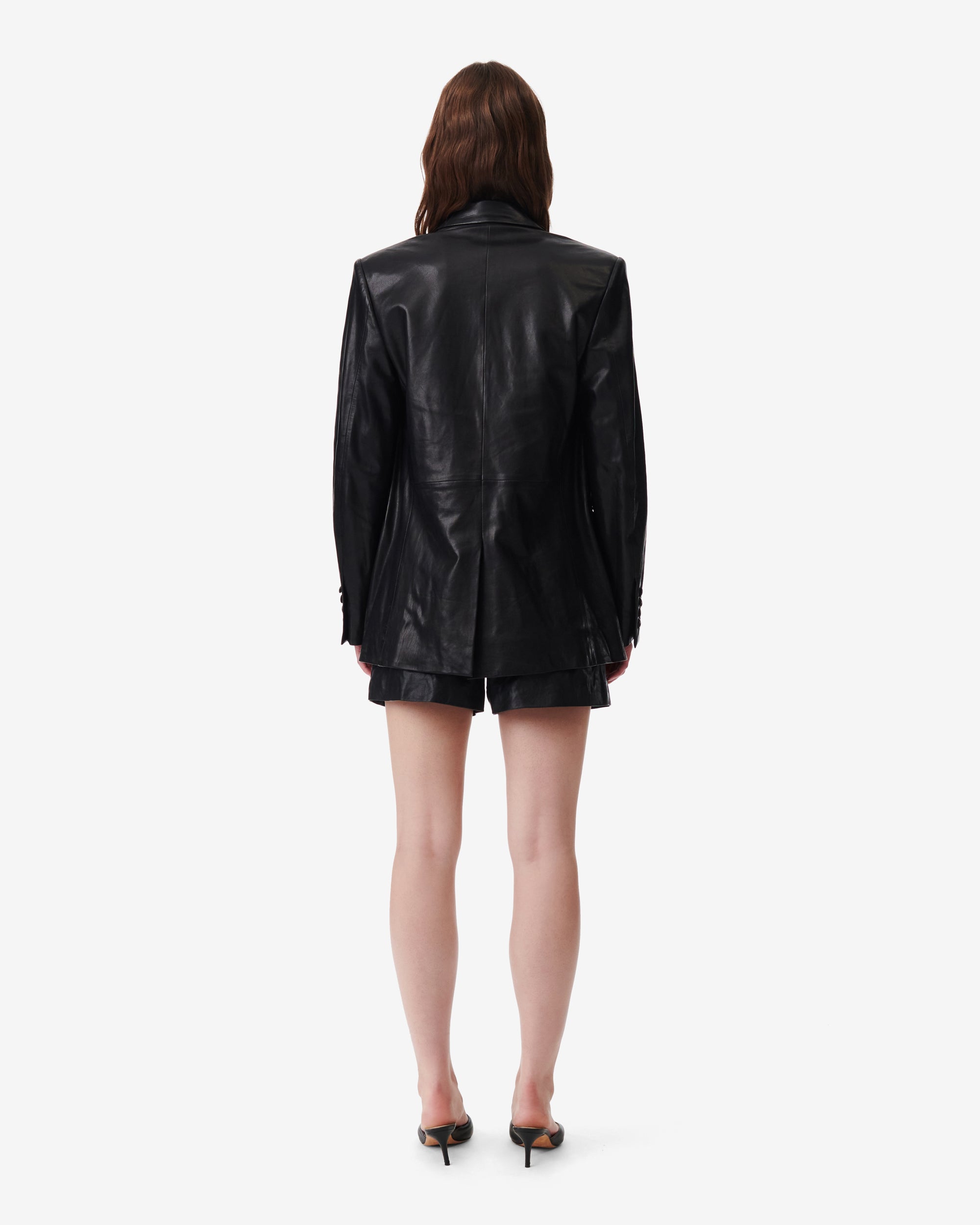 Doumi leather jacket - Black