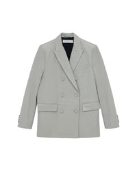 Doumi leather jacket - Smoke Grey
