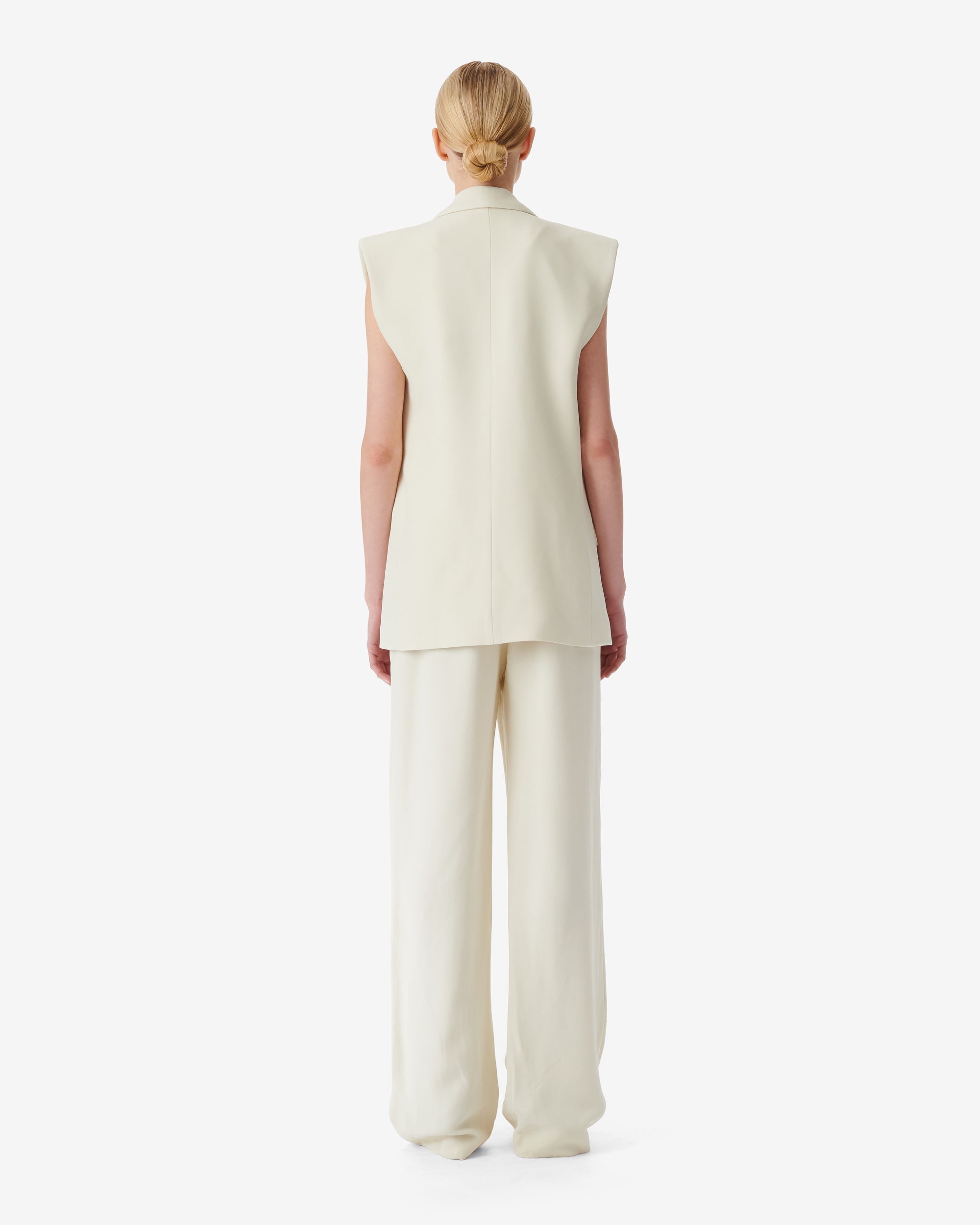 Dumela sleeveless blazer - Off White