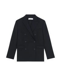 Ifily jacket in wool - Black