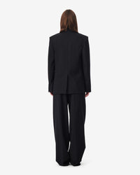 Ifily jacket in wool - Black