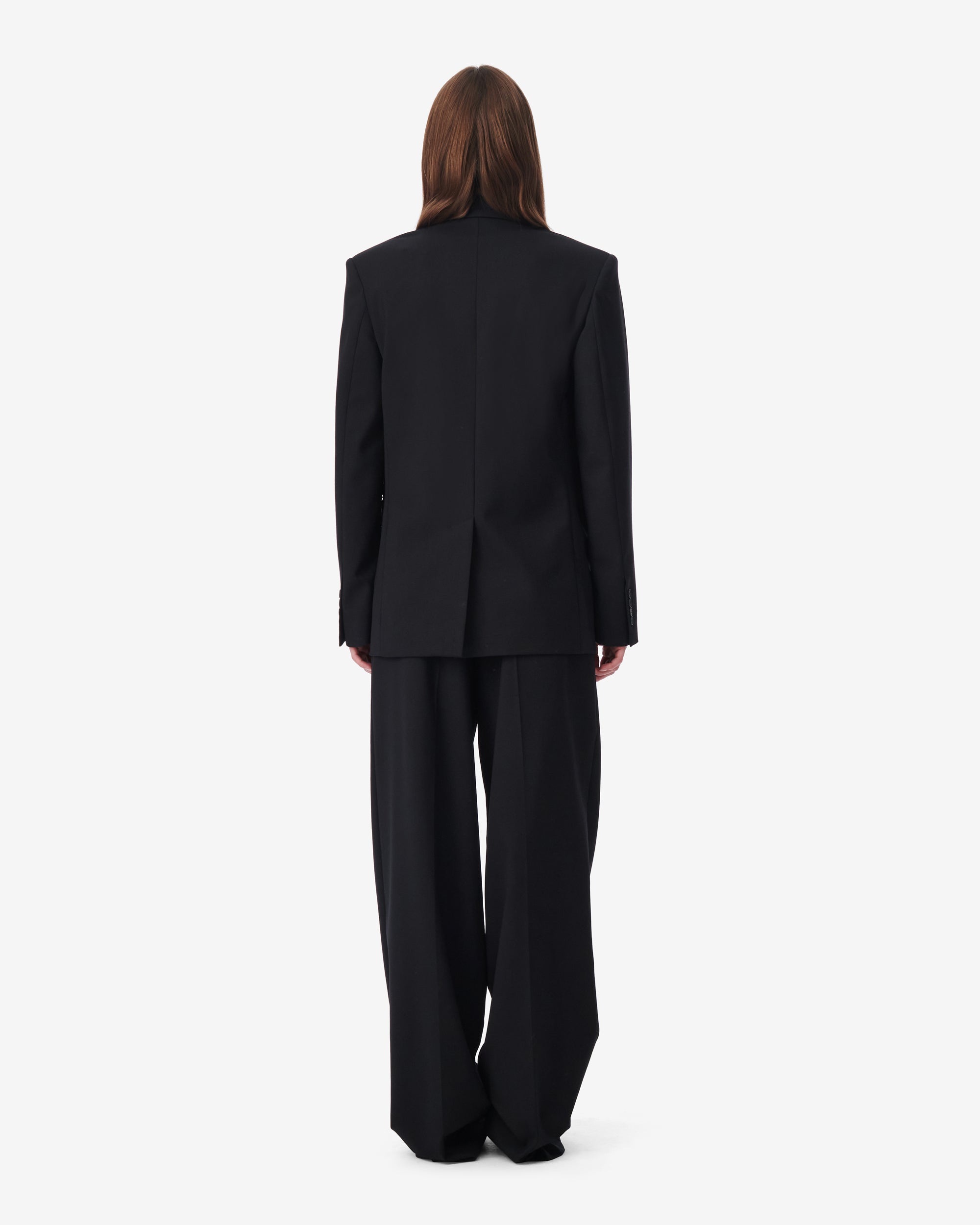 Ifily jacket in wool - Black