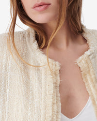 Inas tweed jacket - Ecru