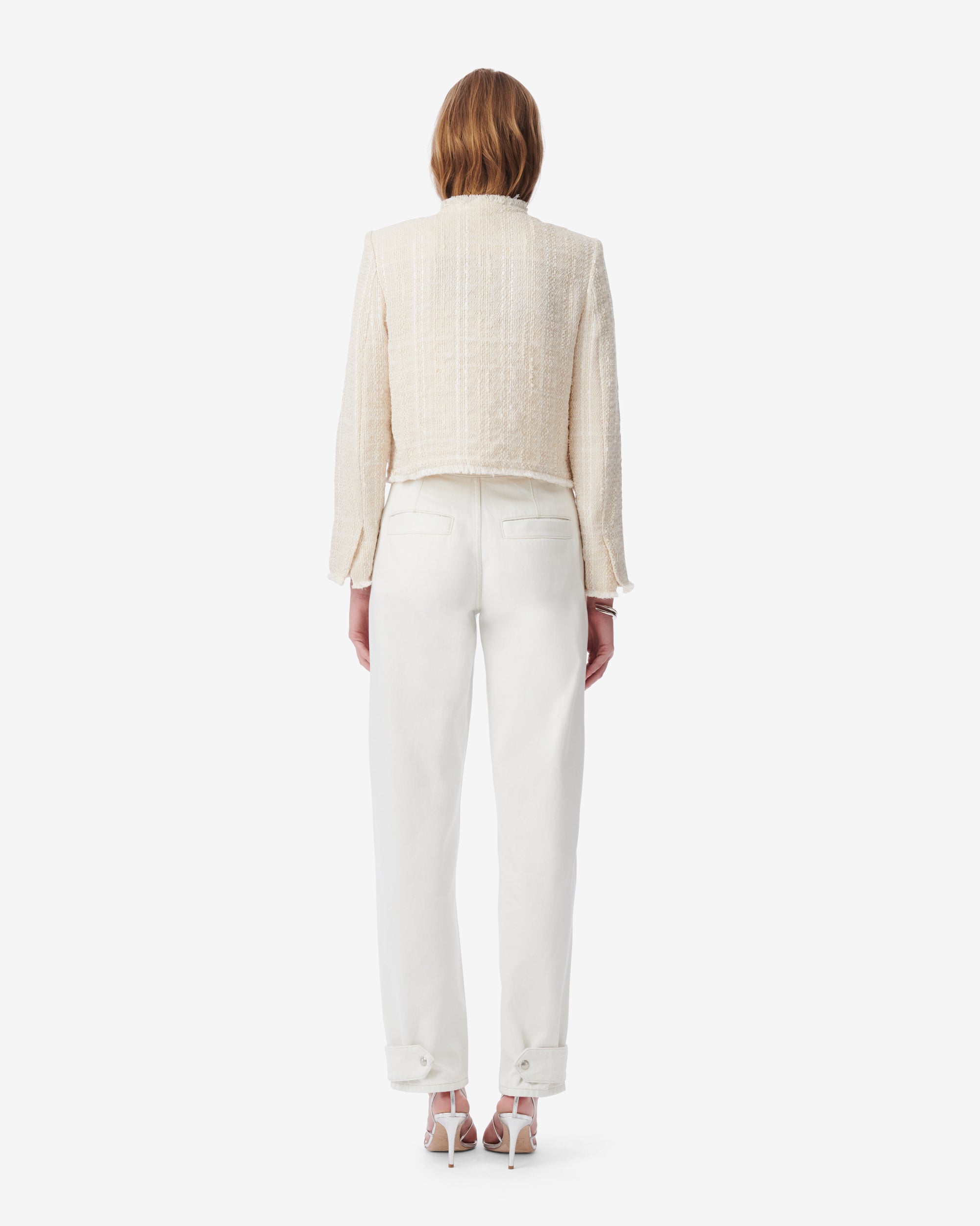 Inas tweed jacket - Ecru