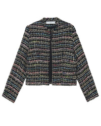 Wool blend Juane jacket - Black Multico