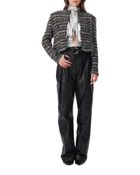 Wool blend Juane jacket - Black Multico