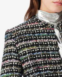 Wool blend Juane jacket - Black Multico