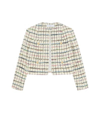 Miora wool blend jacket - Multico Ecru