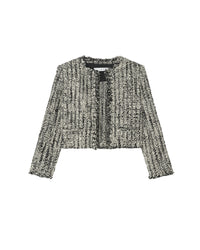 Silgo wool jacket - Black & White