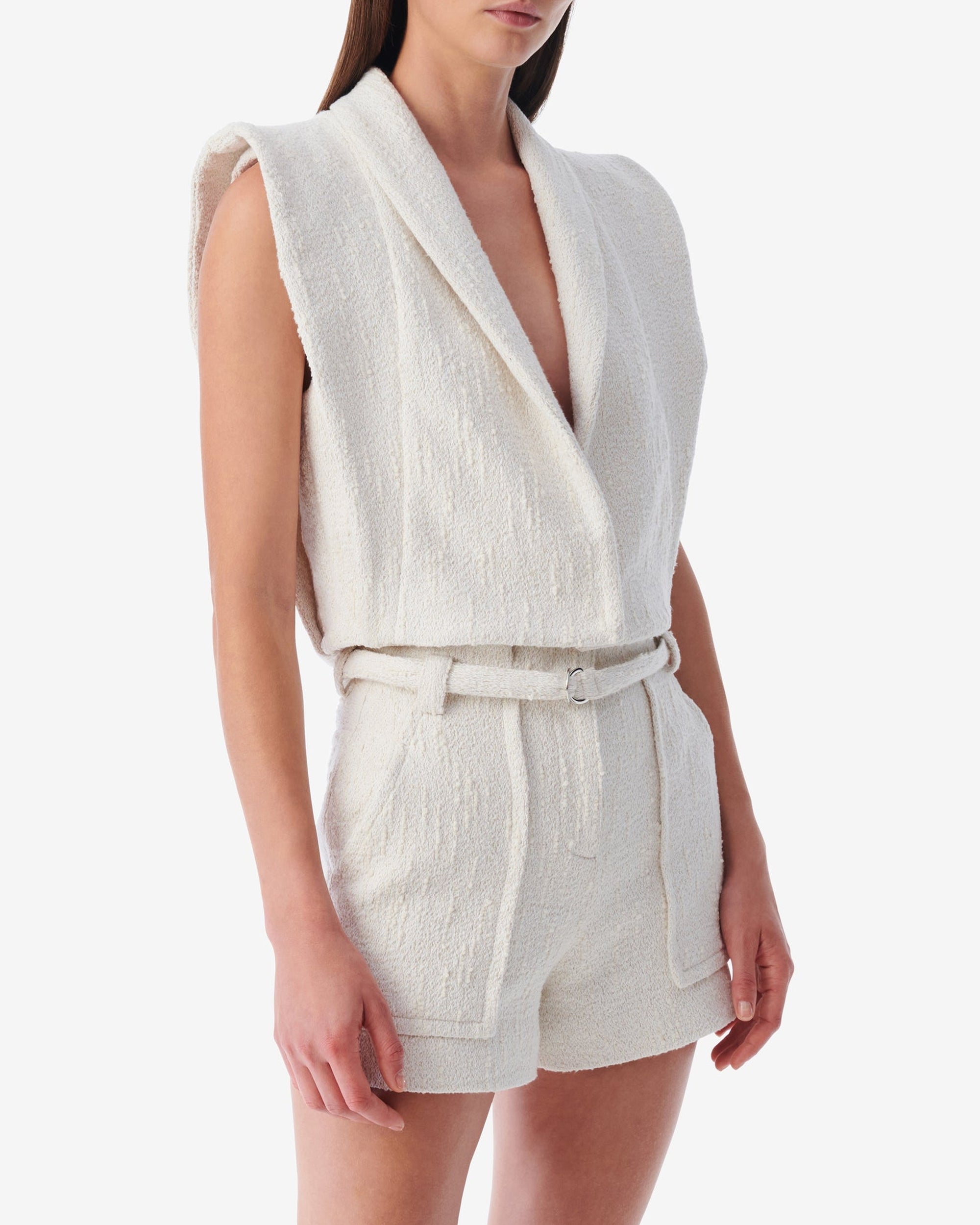 Vilnia jacket - Ecru & White
