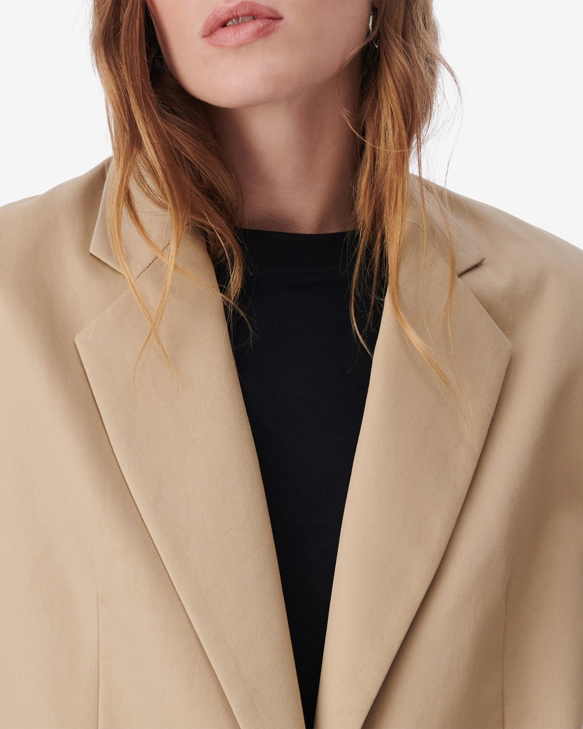 Viria sleeveless blazer - Camel