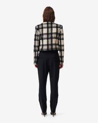 Xelina wool jacket - Ecru & Black